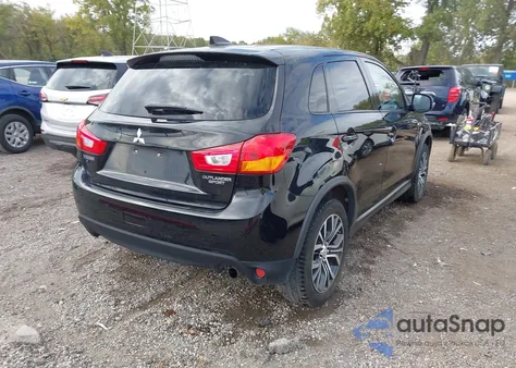 2017 Mitsubishi Outlander Sport 2.0 Es/2.0 Le из США, поврежденный, VIN JA4AP3AU8HZ007458